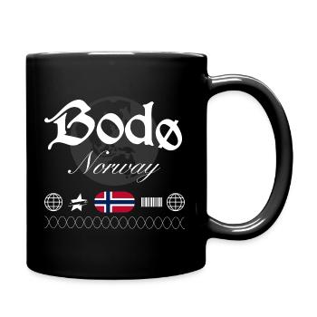 Souvenir de voyage Bodø Norway Streetwear - Mug uni - noir - Droite