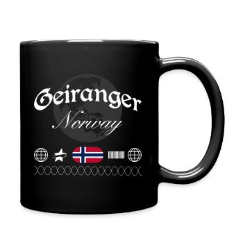 Souvenir de voyage Geiranger Norway Streetwear - Mug uni - noir - Droite