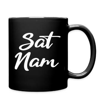 Sat Nam - Mug uni - noir - Droite