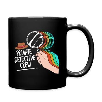 Detective - Full Colour Mug - black - Right