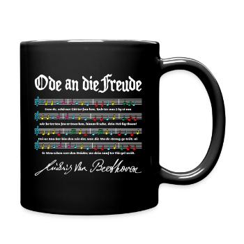 Ode to Joy - Full Colour Mug - black - Right