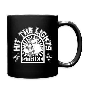 Hit The Lights Strike Boxing Gloves - Full Colour Mug - black - Right