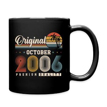 Original 2006 – 20th Anniversary Vintage Retro - Full Colour Mug - black - Right
