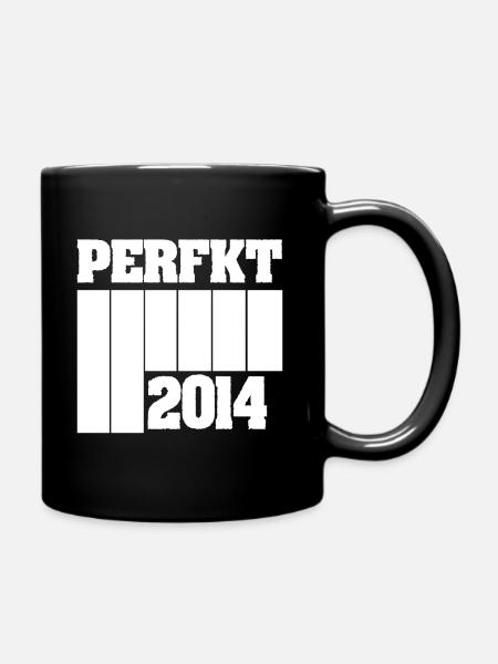 Einzigartig 2014 - Tasse einfarbig - Schwarz