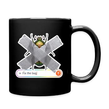 NOAI-Bug - Tasse einfarbig - Schwarz - Rechts