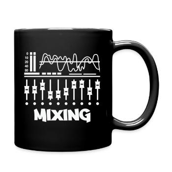 Mixing Studio Vibes - Tasse einfarbig - Schwarz - Rechts