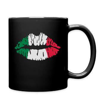 Italy - Full Colour Mug - black - Right