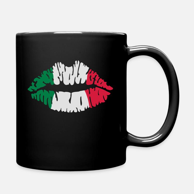 Italien - Tasse einfarbig - Schwarz