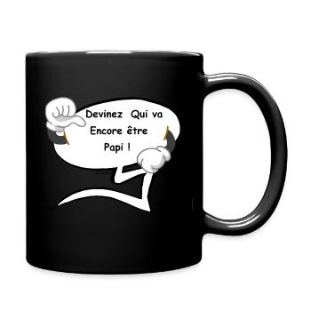 Encore Papi - Mug uni - noir - Droite