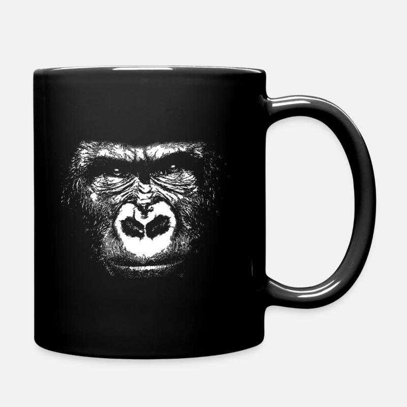 gorille - Mug uni - noir