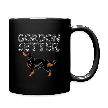 Gordon Setter Bling - Tasse einfarbig - Schwarz - Rechts