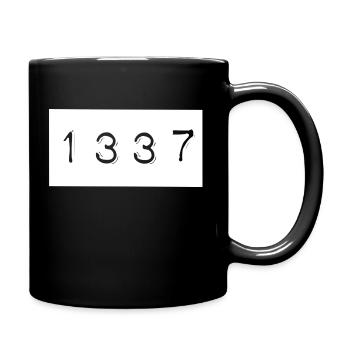 1337 Cs: Go shirt, great gift idea - Full Colour Mug - black - Right