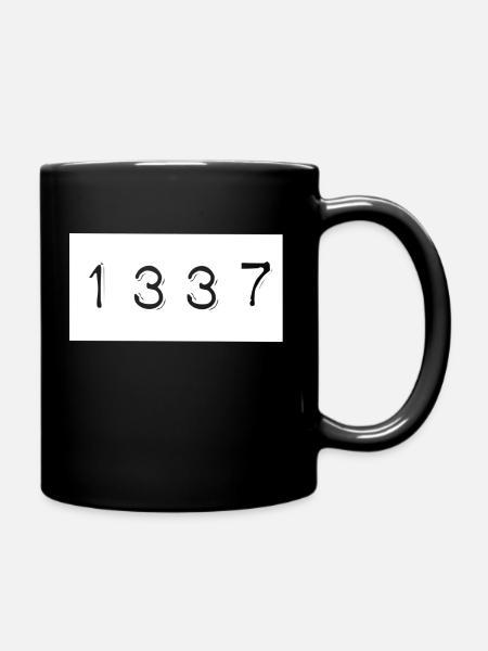 1337 Cs: Go shirt, great gift idea - Full Colour Mug - black