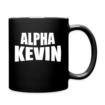 Alpha Kevin - Full Colour Mug - black - Right
