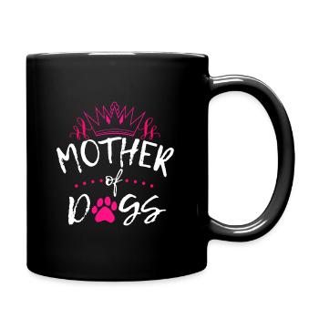 Mother of Dogs - Full Colour Mug - black - Right