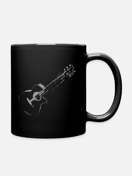 guitare - Mug uni - noir