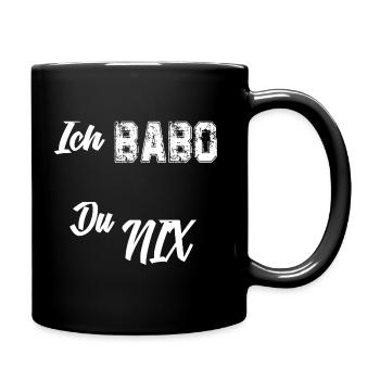 Je babo toi, rien - Mug uni - noir - Droite