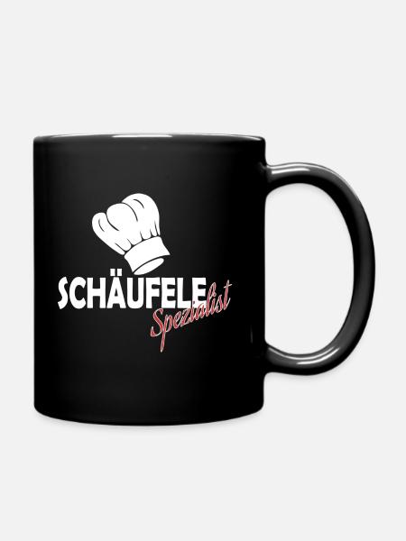 Schäufele - Tasse einfarbig - Schwarz
