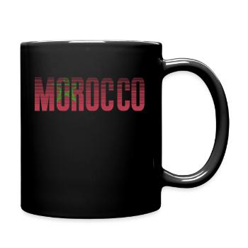 Morocco - Mug uni - noir - Droite