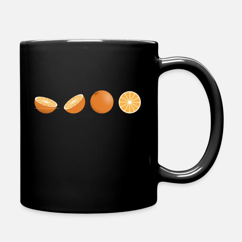 Die Orangen - Tasse einfarbig - Schwarz