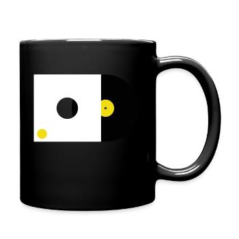 Record - Full Colour Mug - black - Right