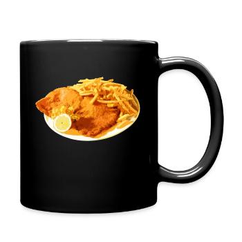 schnitzel - Mug uni - noir - Droite