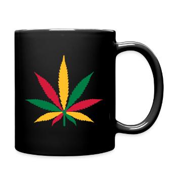Marijuana Reggae - Full Colour Mug - black - Right