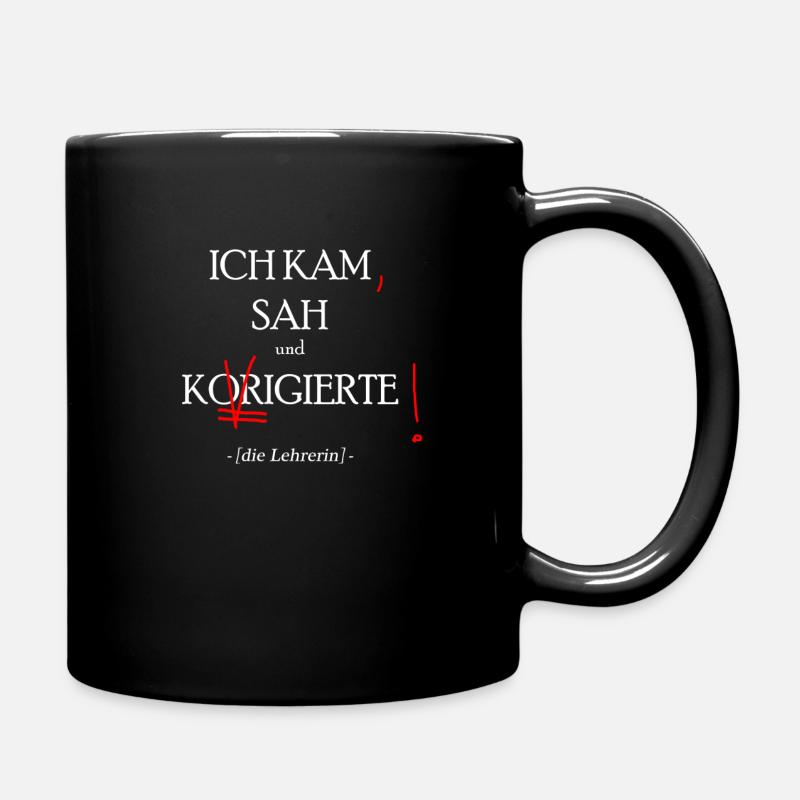 Cadeau pour l’enseignante - Mug uni - noir