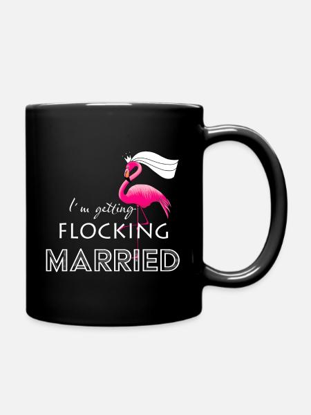 Bride hen party stag night - Full Colour Mug - black