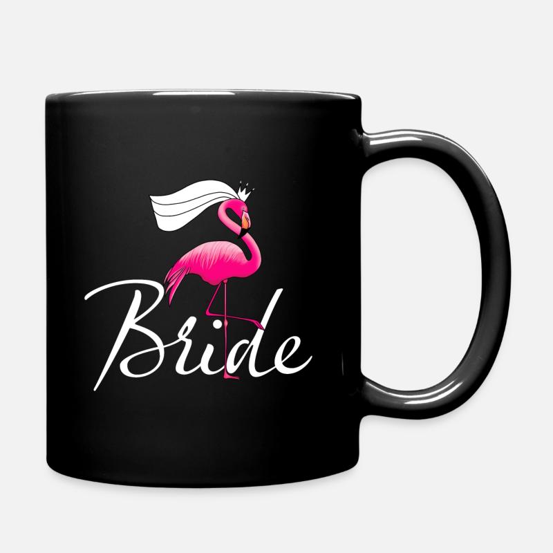 Braut JGA Party Polterabend - Tasse einfarbig - Schwarz