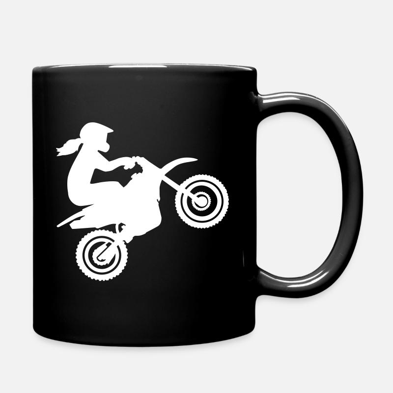 Motocross - Full Colour Mug - black