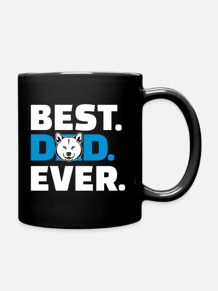 Akita - Tasse einfarbig - Schwarz