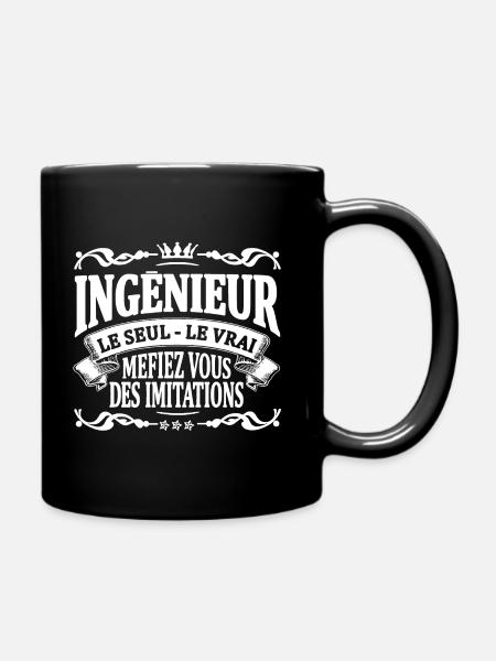 ingénieur le seul le vrai - Mug uni - noir