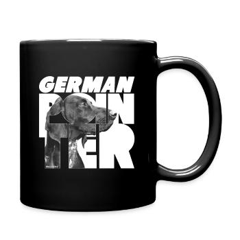 Deutscher Zeiger I - Tasse einfarbig - Schwarz - Rechts