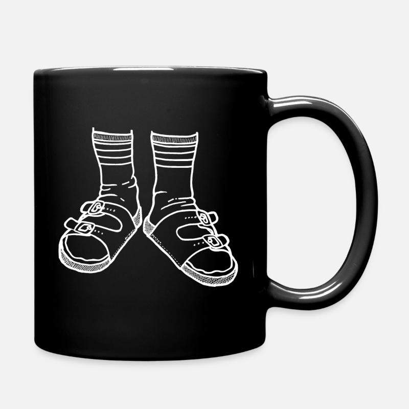 Stolzer Alman - Tasse einfarbig - Schwarz
