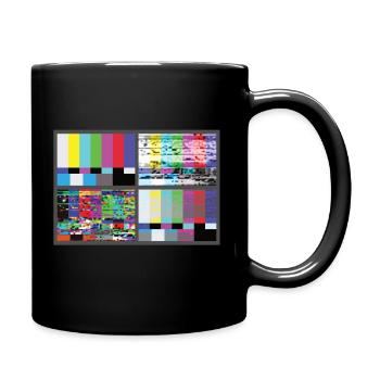 Grand test photo TV 80s 90s rétro design vintage - Mug uni - noir - Droite