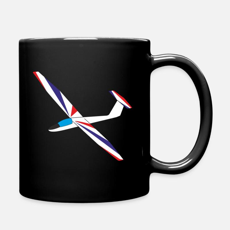 Pilatus B4 Segelflugzeug Segelflieger gleiten - Tasse einfarbig - Schwarz