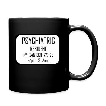 Psychiatric - Mug uni - noir - Droite