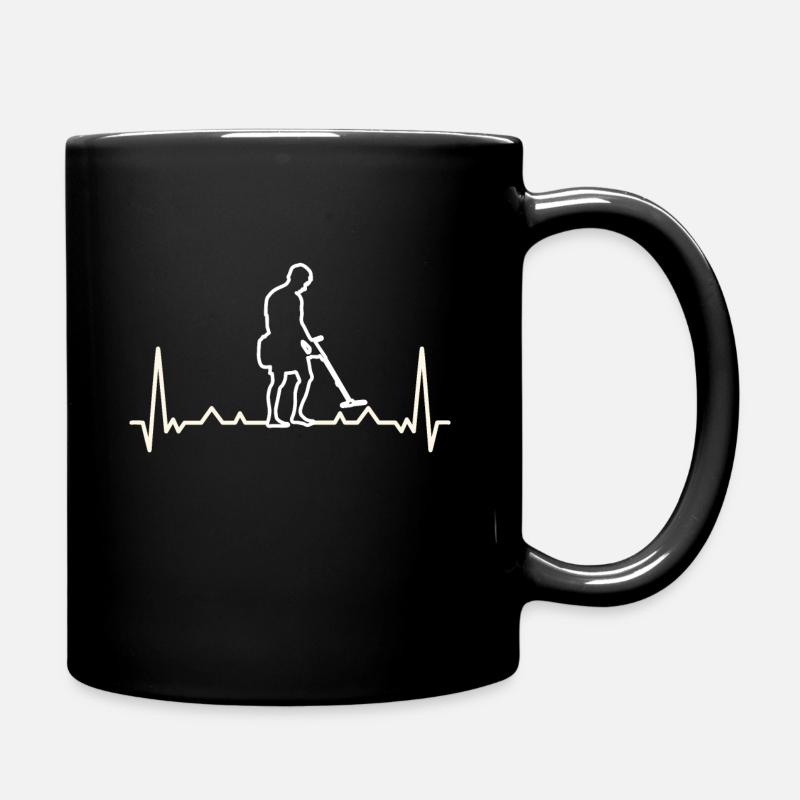 Sonde avec détecteur de métaux - Mug uni - noir