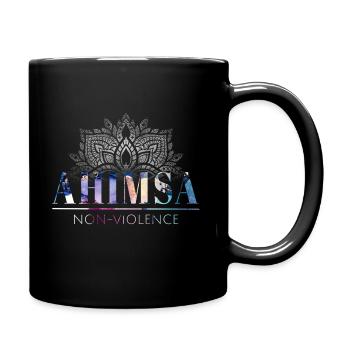 AHIMSA - Mug uni - noir - Droite