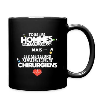 Phrase drôle chirurgien / Chirurgie cadeau marrant - Mug uni - noir - Droite