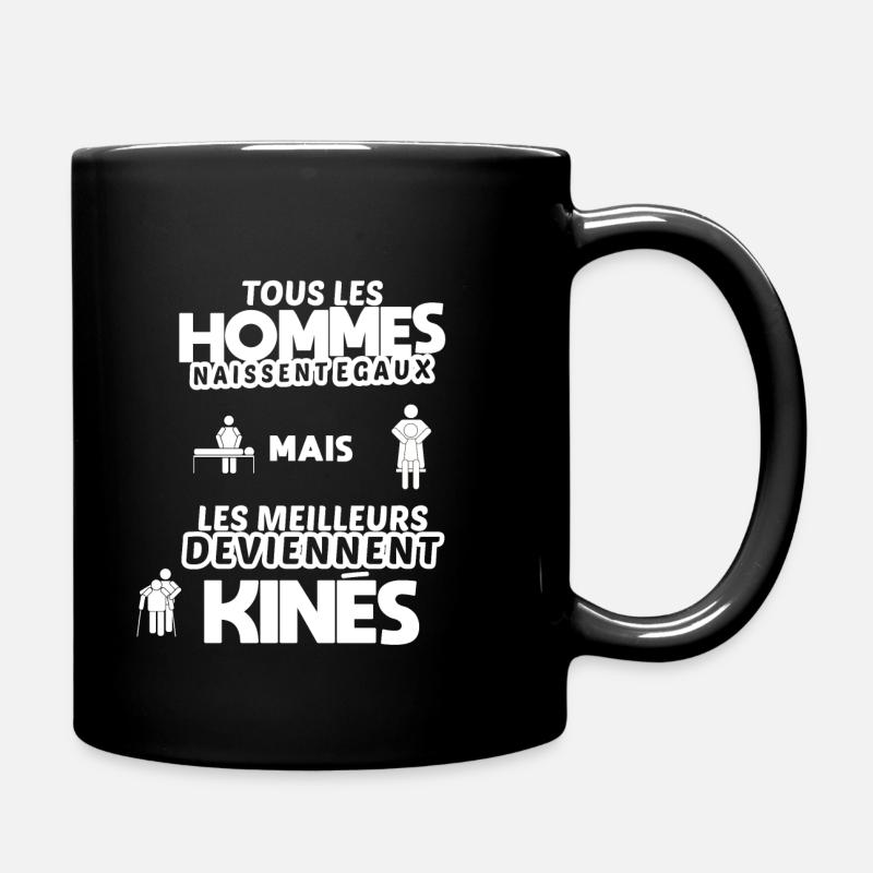 Kiné humour phrase drôle kinésithérapeute - Mug uni - noir