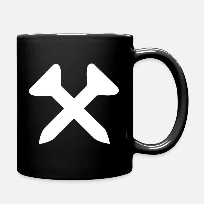 Golf tee - Tasse einfarbig - Schwarz