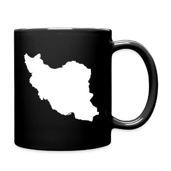 Iran - Tasse einfarbig - Schwarz - Rechts