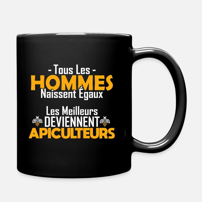 Les Meilleurs Deviennent Apiculteurs Cadeau - Mug uni - noir