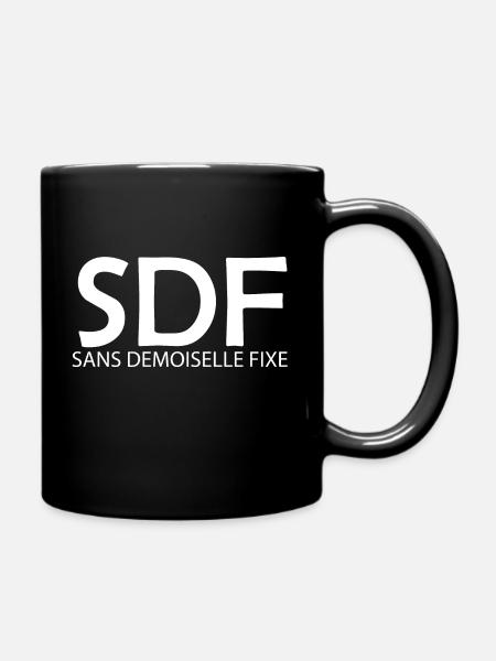 SDF - Mug uni - noir