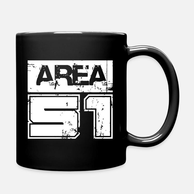 AREA 51 - Tasse einfarbig - Schwarz