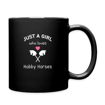 Cheval de loisir Cheval de loisirs Cheval de loisirs Cheval - Mug uni - noir - Droite