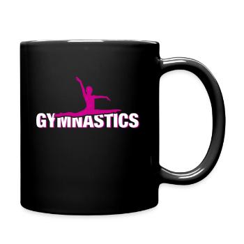 Gymnastics - Full Colour Mug - black - Right