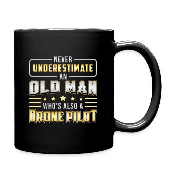 Drone Drone Drone Pilote de drone hobby idée cadeau - Mug uni - noir - Droite